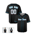 Personalized Miami Black Baseball Jersey – Custom Name & Number, Kids & Adults-4