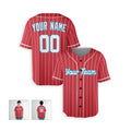 Personalized Miami Red City Baseball Jersey – Custom Name & Number, Kids & Adults-4