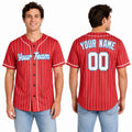 Personalized Miami Red City Baseball Jersey – Custom Name & Number, Kids & Adults-1