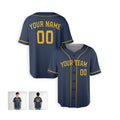 Personalized Milwaukee Baseball Jersey – Navy Alternate Style, Custom Name & Number for Kids & Adults-4