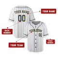Personalized Milwaukee Baseball Jersey – White Alternate-Inspired Style, Custom Name & Number for Kids & Adults-2