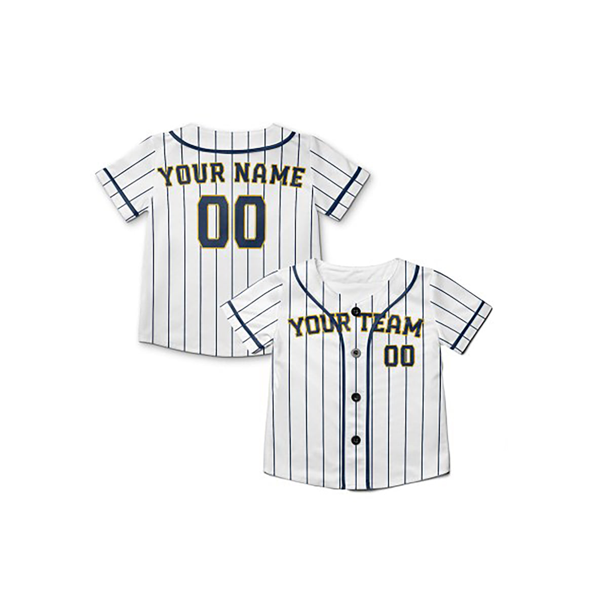 Personalized Milwaukee Baseball Jersey – White Alternate-Inspired Style, Custom Name & Number for Kids & Adults-8