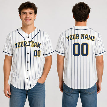 Personalized Milwaukee Baseball Jersey – White Alternate-Inspired Style, Custom Name & Number for Kids & Adults-1