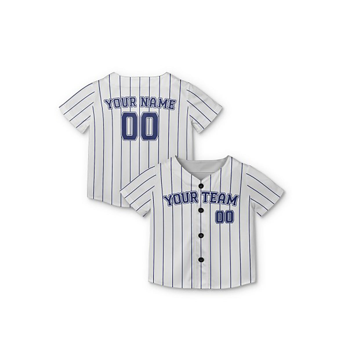Personalized Milwaukee Baseball Jersey – White Pinstripe Style, Custom Name & Number for Kids & Adults-7