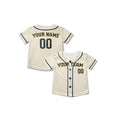 Personalized Milwaukee Cream Baseball Jersey – Custom Name & Number-8
