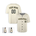 Personalized Milwaukee Cream Baseball Jersey – Custom Name & Number-3