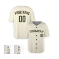 Personalized Milwaukee Cream Baseball Jersey – Custom Name & Number-5