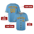 Personalized Milwaukee Sky Blue Baseball Jersey – Custom Name & Number-2