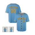 Personalized Milwaukee Sky Blue Baseball Jersey – Custom Name & Number-6