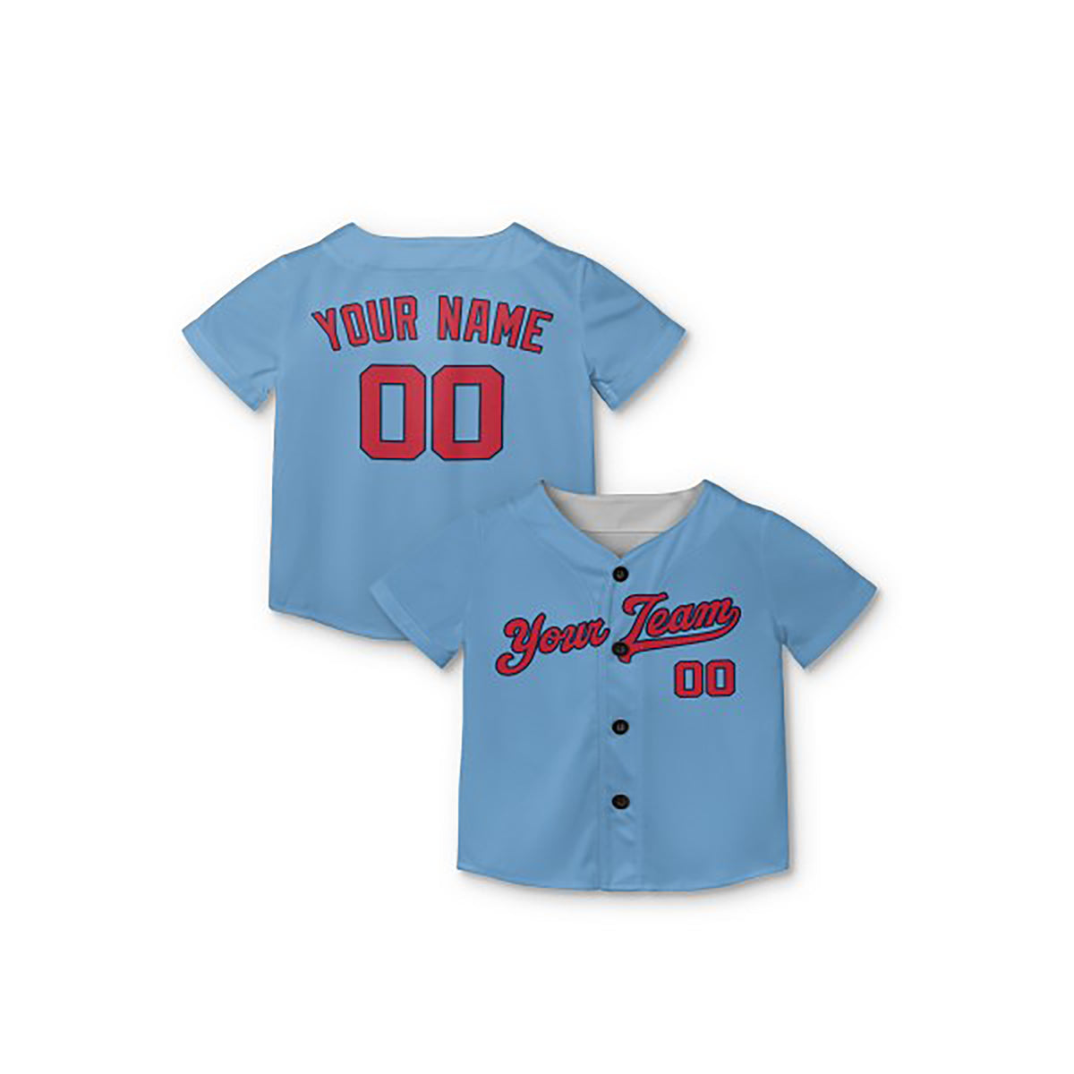 Personalized Minnesota Baseball Jersey – Light Blue Heritage Style, Custom Name & Number for Kids & Adults-7
