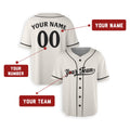Personalized Minnesota Cream Baseball Jersey – Custom Name & Number-2