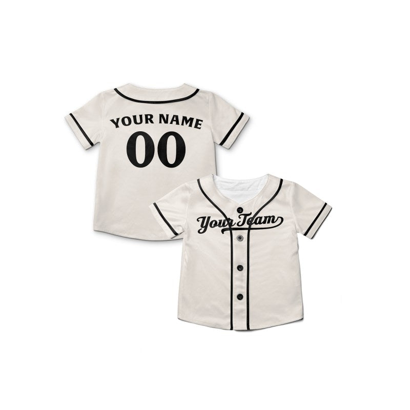 Personalized Minnesota Cream Baseball Jersey – Custom Name & Number-8