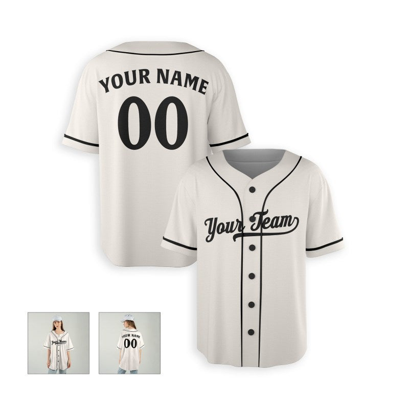 Personalized Minnesota Cream Baseball Jersey – Custom Name & Number-6