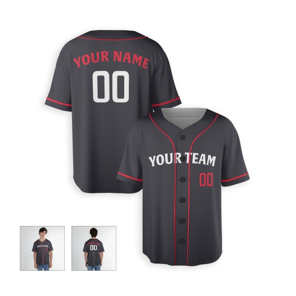 Personalized Minnesota Navy Baseball Jersey – Custom Name & Number, Kids & Adults-4