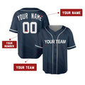 Personalized Navy Baseball Jersey – Custom Name & Number, Kids & Adults-2