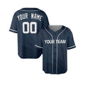 Personalized Navy Baseball Jersey – Custom Name & Number, Kids & Adults-6