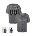 Personalized New York Baseball Jersey – Gray Queens City Style, Custom Name & Number for Kids & Adults-3