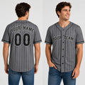 Personalized New York Baseball Jersey – Gray Queens City Style, Custom Name & Number for Kids & Adults-1
