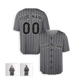 Personalized New York Baseball Jersey – Gray Queens City Style, Custom Name & Number for Kids & Adults-4