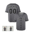 Personalized New York Baseball Jersey – Gray Queens City Style, Custom Name & Number for Kids & Adults-5