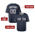 Personalized New York Baseball Jersey – Navy Alternate Style, Custom Name & Number for Kids & Adults-2