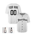 Personalized New York Baseball Jersey – White Classic Home Style, Custom Name & Number for Kids & Adults-3