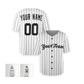 Personalized New York Baseball Jersey – White Classic Home Style, Custom Name & Number for Kids & Adults-5