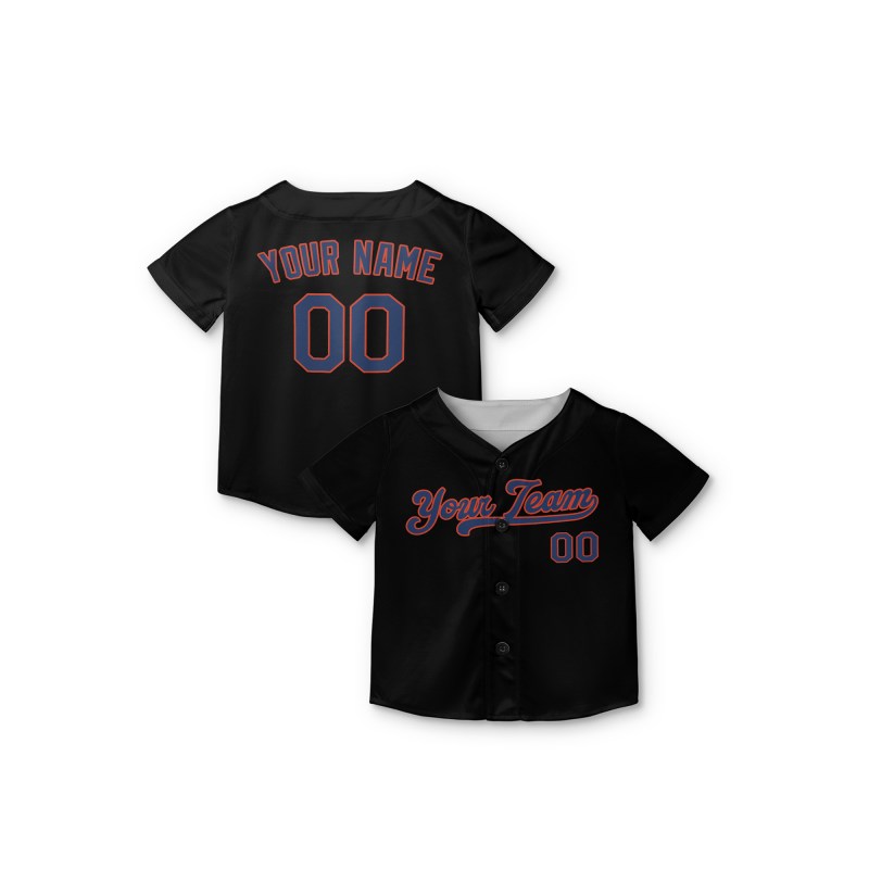 Personalized New York Black Black Alternate Baseball Jersey – Custom Name & Number, Kids & Adults-7