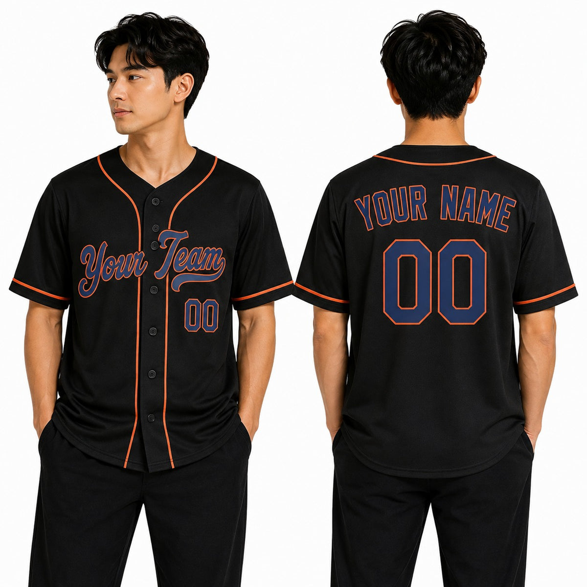 Personalized New York Black Black Alternate Baseball Jersey – Custom Name & Number, Kids & Adults-1