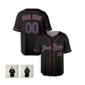 Personalized New York Black Black Alternate Baseball Jersey – Custom Name & Number, Kids & Adults-6