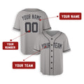 Personalized New York Gray Away Style Baseball Jersey – Custom Name & Number, Kids & Adults-2