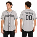 Personalized New York Gray Away Style Baseball Jersey – Custom Name & Number, Kids & Adults-1