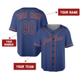 Personalized New York Royal Blue Baseball Jersey – Custom Name & Number-2