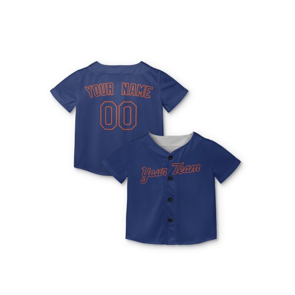 Personalized New York Royal Blue Baseball Jersey – Custom Name & Number-7