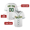 Personalized Oakland Baseball Jersey – White Home-Inspired Style, Custom Name & Number for Kids & Adults-2