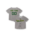 Personalized Oakland Gray Baseball Jersey – Custom Name & Number, Kids & Adults-7