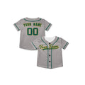Personalized Oakland Gray Baseball Jersey – Custom Name & Number, Kids & Adults-8