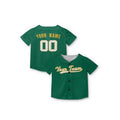 Personalized Oakland Green Baseball Jersey – Custom Name & Number, Kids & Adults-8