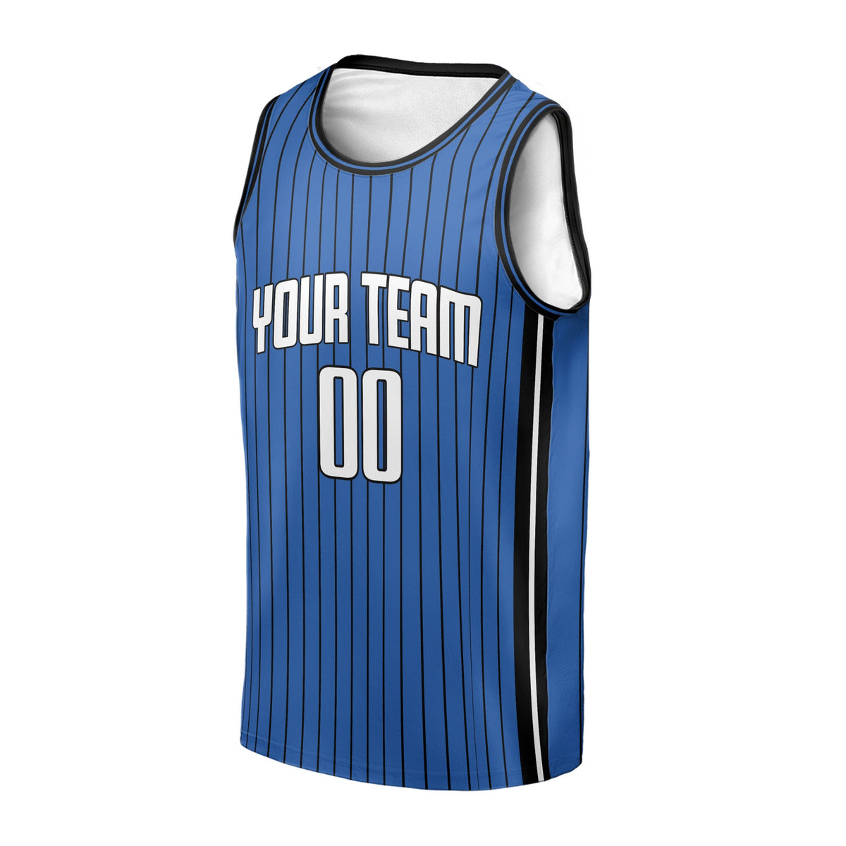 Personalized Orlando Basketball Jersey – Blue Bold Athletic Style, Custom Name & Number for Kids, Youth & Adults-3