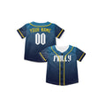 Personalized Philadelphia Baseball Jersey – Blue City-Inspired Style, Custom Name & Number for Kids & Adults-8
