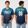 Personalized Philadelphia Baseball Jersey – Blue City-Inspired Style, Custom Name & Number for Kids & Adults-1