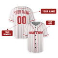 Personalized Philadelphia Baseball Jersey – White Home-Inspired Style, Custom Name & Number for Kids & Adults-2