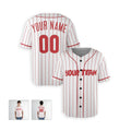Personalized Philadelphia Baseball Jersey – White Home-Inspired Style, Custom Name & Number for Kids & Adults-4