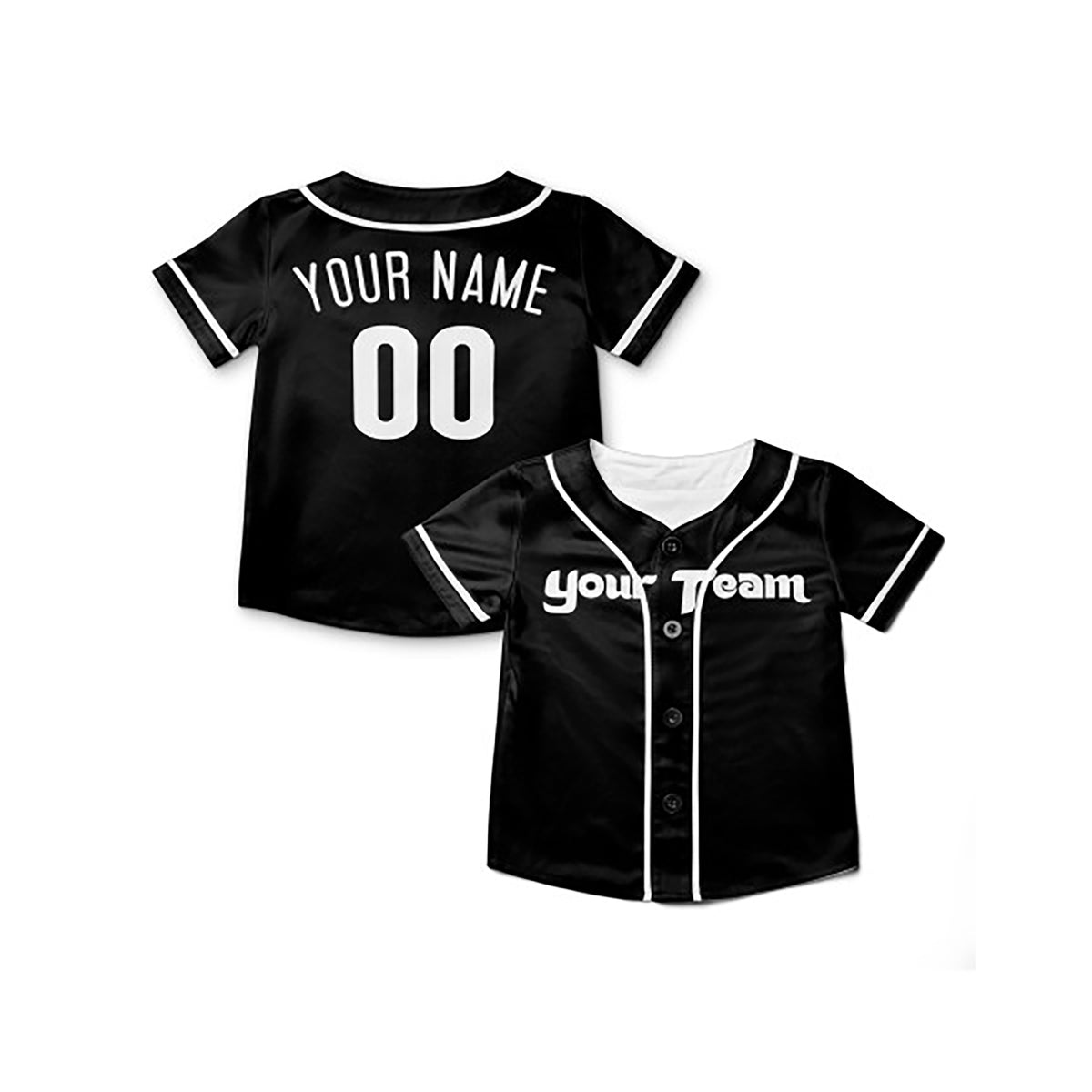 Personalized Philadelphia Black Baseball Jersey – Custom Name & Number, Kids & Adults-6