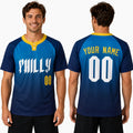 Personalized Philadelphia Two-Button Baseball Jersey – Philly City-Inspired Style for Men, Women & Youth-1