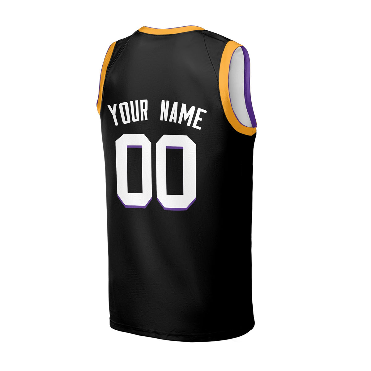 Personalized Phoenix Basketball Jersey – Black Classic Style, Custom Name & Number for Kids, Youth & Adults-4