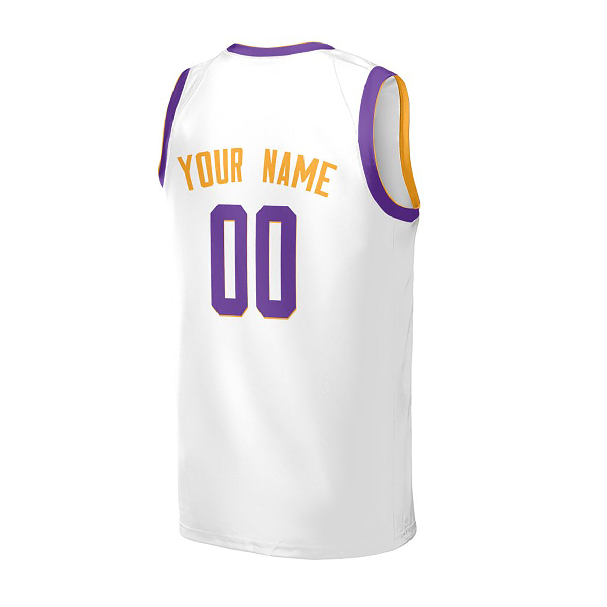 Personalized Phoenix Basketball Jersey – White Classic Style, Custom Name & Number for Kids, Youth & Adults-4