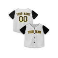 Personalized Pittsburgh Baseball Jersey – White Heritage-Inspired Style, Custom Name & Number for Kids & Adults-5