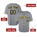 Personalized Pittsburgh Gray City Baseball Jersey – Custom Name & Number-2