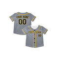 Personalized Pittsburgh Gray City Baseball Jersey – Custom Name & Number-8